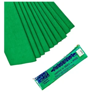 PAPEL CREPE VERDE BANDERA