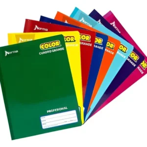 LIBRETA COSIDA NORMA CUADRO G