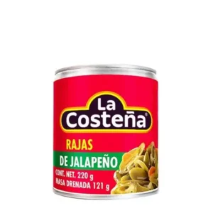 LA COSTEÑA RAJAS DE JALAPEÑO 220G